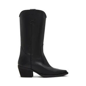 ALBANY BLACK LEATHER