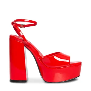 GLISTEN RED PATENT